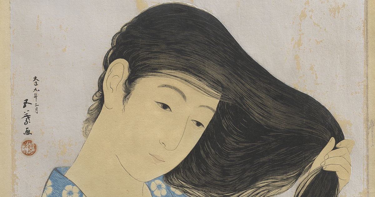髪梳ける女 | 千葉市美術館